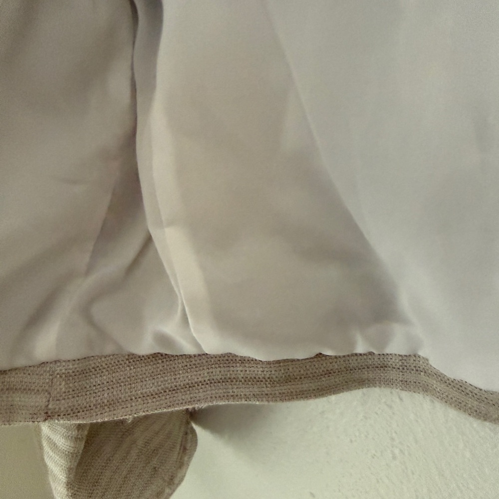 White House Black Market Womens 3Q Sleeve Natural Suit Jacket Size 8 - Picture 5 of 11